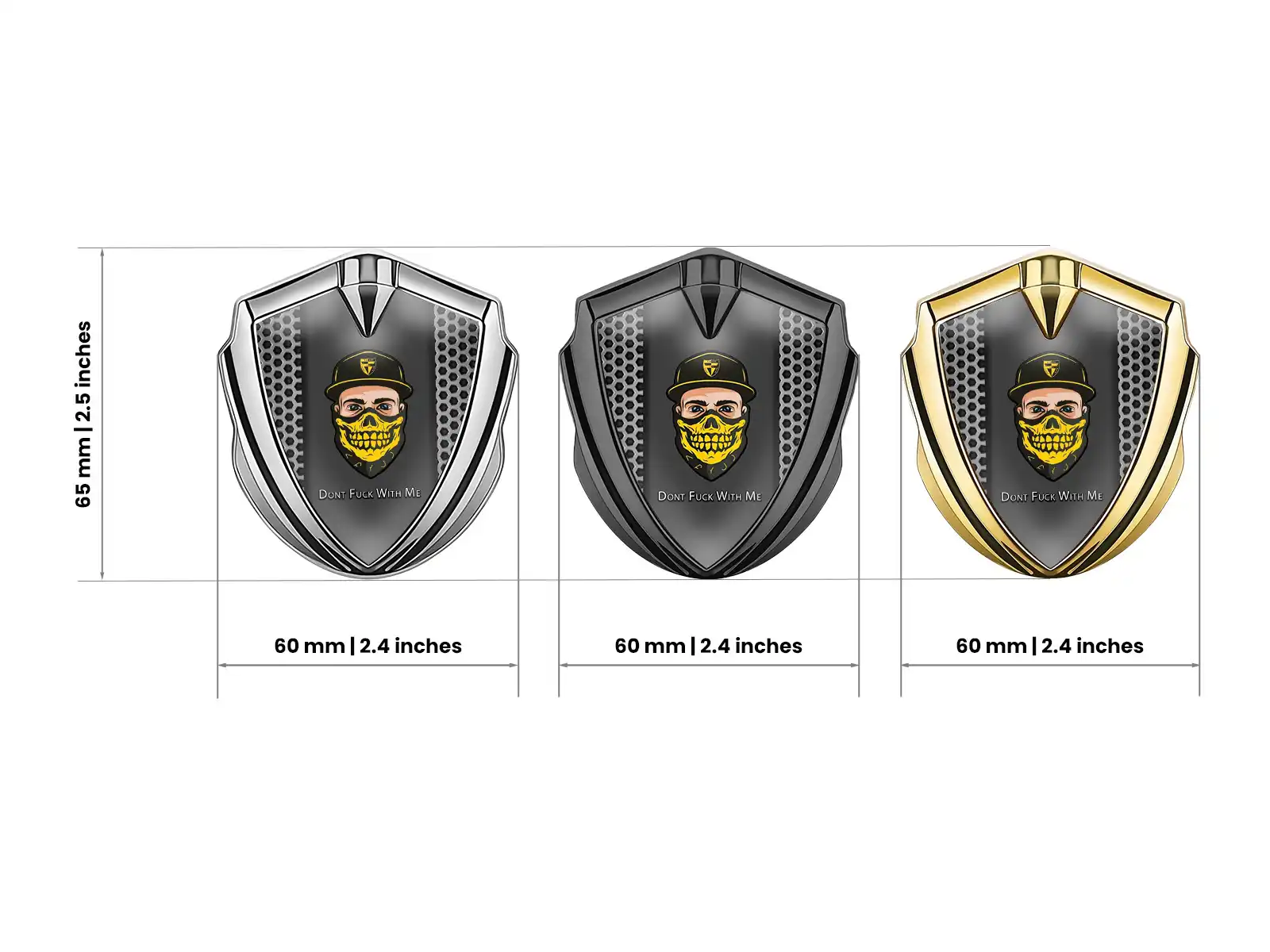 Custom Metal Emblems Premium Universal